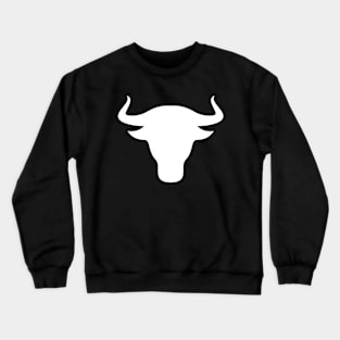 America Bull Head Horn Crewneck Sweatshirt